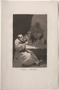 Caprichos: Ateşlidirler. by Francisco de Goya