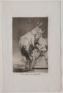 Caprichos: Yapamayan Sen by Francisco de Goya