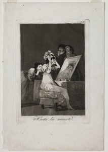 Caprichos: Ölüme Kadar, 1799. by Francisco de Goya