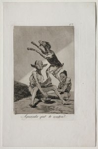 Caprichos: Meshedilene Kadar Bekleyin. by Francisco de Goya