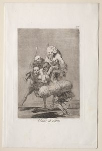 Caprichos: Birinin Bir Başkasına Ne Yaptığı by Francisco de Goya