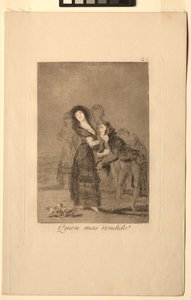 Caprichos: Hangisi Daha Fazla Üstesinden Geldi. by Francisco de Goya