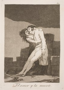 ölüm ve aşk by Francisco de Goya