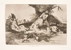 Kendilerini donatıyorlar (16) by Francisco de Goya