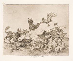 İyi savunma yapıyorlar (78) by Francisco de Goya