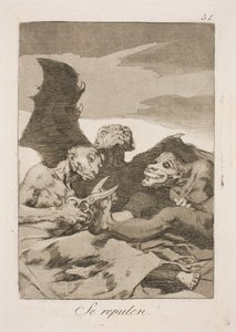 tuvalet yaparlar by Francisco de Goya