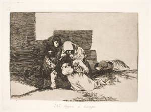 Geç geldiler (52) by Francisco de Goya