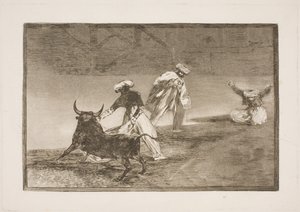 Kafeste başka biriyle dalga geçiyorlar by Francisco de Goya