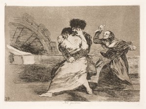 olmayacaklar (9) by Francisco de Goya