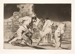 Aptalca öfke (İnanılmaz - ve biz Tanrı tarafından yaratıldık) by Francisco de Goya