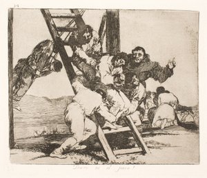Ağır yürüyüş (14) by Francisco de Goya