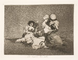 Cesaret veren kadınlardır (4) by Francisco de Goya