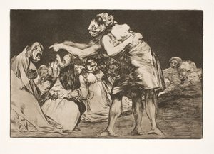 Aptal evlilik (Evlenmek isteyen bunu anlatma fırsatını asla kaçırmaz) by Francisco de Goya
