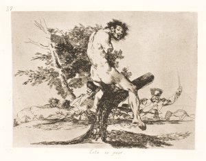 Bu Daha Kötü (37) by Francisco de Goya