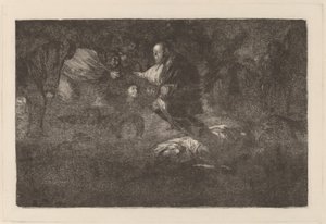 Onları Tanrı yaratır ve birleşirler (Tanrı Onları Yaratır ve Birlikte Birleşirler) by Francisco de Goya