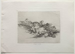 Savaşın Felaketleri: Her Zaman Olur, 1810-1820. by Francisco de Goya