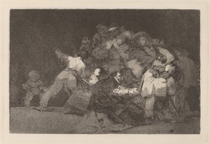 Farklı genel (Genel Folly) by Francisco de Goya