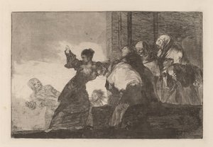 Farklı görüşler (Zavallı Budalalık) by Francisco de Goya