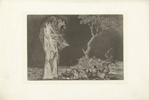Korkunun aptallığı farklı de miedo Los Disparates (Çılgınlıklar) (dizi adı) Los Proverbios (Atasözleri) (dizi başlığı) by Francisco de Goya