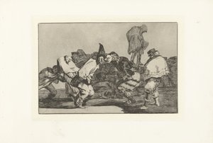 Karnavalın aptallığı Karnavalı dağıt Los Disparates (Çılgınlıklar) (dizi adı) Los Proverbios (Atasözleri) (dizi başlığı) by Francisco de Goya