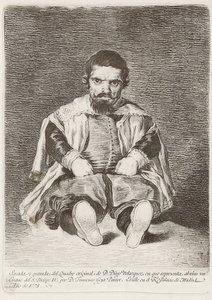 Bir cüce (Un Enano). 1778 by Francisco de Goya