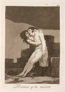 Aşk ve Ölüm by Francisco de Goya