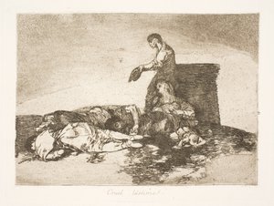 Sefalet! (48) by Francisco de Goya