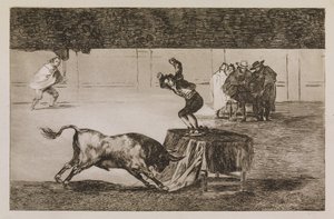 Aynı arenada bir çılgın eylem daha by Francisco de Goya