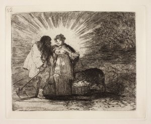Türkçe: Savaşın Felaketleri, plaka No. 82 by Francisco de Goya