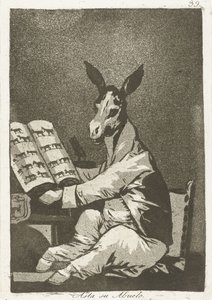 dedesi gibi Asta su abuelo (nesne üzerindeki başlık) Los Caprichos (dizi adı) los caprichos by Francisco de Goya