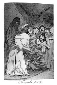 Fırkateyn Köpeği, 1799 by Francisco de Goya
