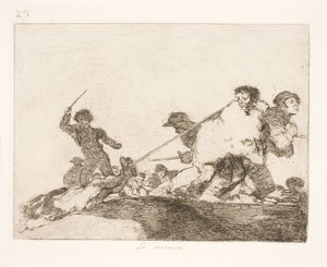 Bunu hak etti (29) by Francisco de Goya