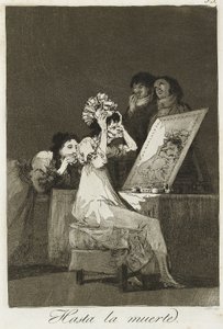 Hasta la muerte, 1799 (aşındırma, kuru nokta ve aquatint) by Francisco de Goya