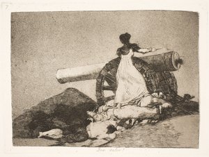 Ne kahramanlık! (7) by Francisco de Goya