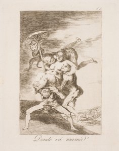 Annem nereye gidiyor? by Francisco de Goya