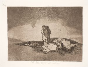 Yardım edecek kimse yok (60) by Francisco de Goya