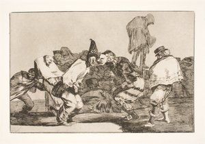 Karnavalın çılgınlığı (İyi eğlenceler karnaval, çünkü yarın küller olacak) by Francisco de Goya