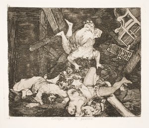 Savaşın dehşeti (30) by Francisco de Goya