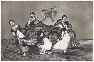 Atasözleri), baskı by Francisco de Goya