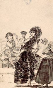 Los caprichos: "Tanrı onu affetsin, o annesiydi" by Francisco de Goya