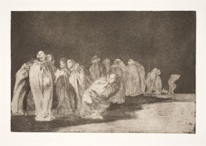 Çuvaldaki adamlar (Çulun altında bir şey saklanıyor / bir adamı kıyafetlerine göre yargılayamazsınız) by Francisco de Goya