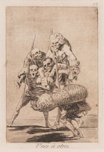 Sahte Boğa dövüşü, 18. yüzyılın sonu ve 19. yüzyılın başı (baskı) by Francisco de Goya