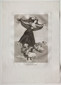 Seksen Kapris: Volaverunt by Francisco de Goya