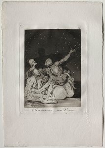 Ochenta Caprichos: Gün Çıkınca Uzaklaşacağız, 1793-1798. by Francisco de Goya