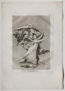 Ochenta Caprichos: Kaçmayacaksın, 1793-1798. by Francisco de Goya