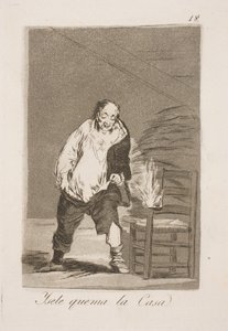 Ve evini yakıyorsun by Francisco de Goya