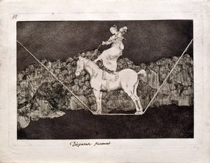 Los Disparates Follies dizisinden Kesin Delilik, 1815-1819 by Francisco de Goya