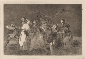 Bıçakları iyileştirir ama kötü sözleri değil (Yaralar Aceleci Sözlerden Daha Hızlı İyileşir) by Francisco de Goya