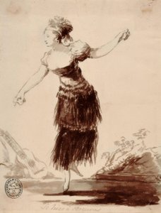 Se hizo a oscuras (O gölge tarafından yaratıldı) by Francisco de Goya