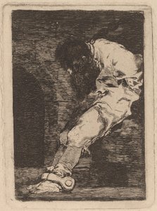 Suçlu suçlu. muera presto (Suçluysa Çabuk Ölsün) by Francisco de Goya